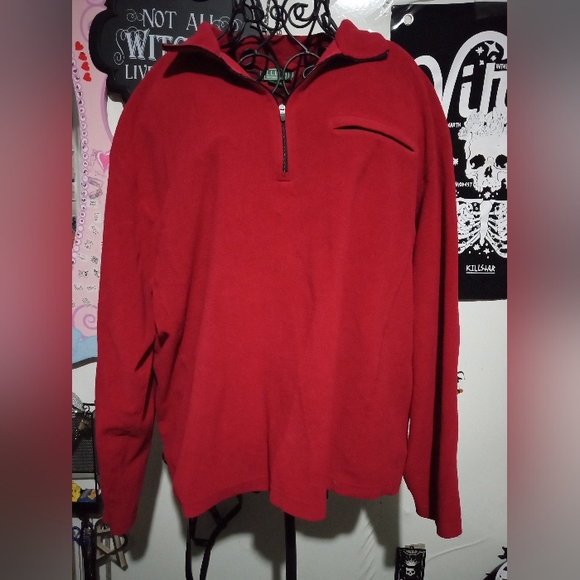 L.L. Bean Other - 2/$10 Men's LL Bean Red Fleece Sweater Size XL